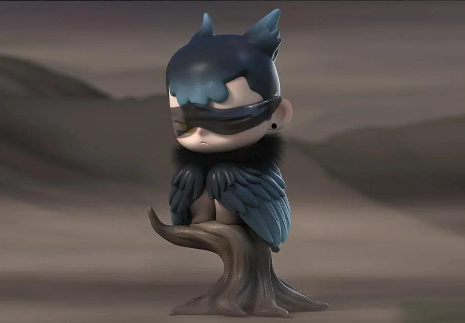 Kubo Hei Mian Black Crowned Crane Exclusive